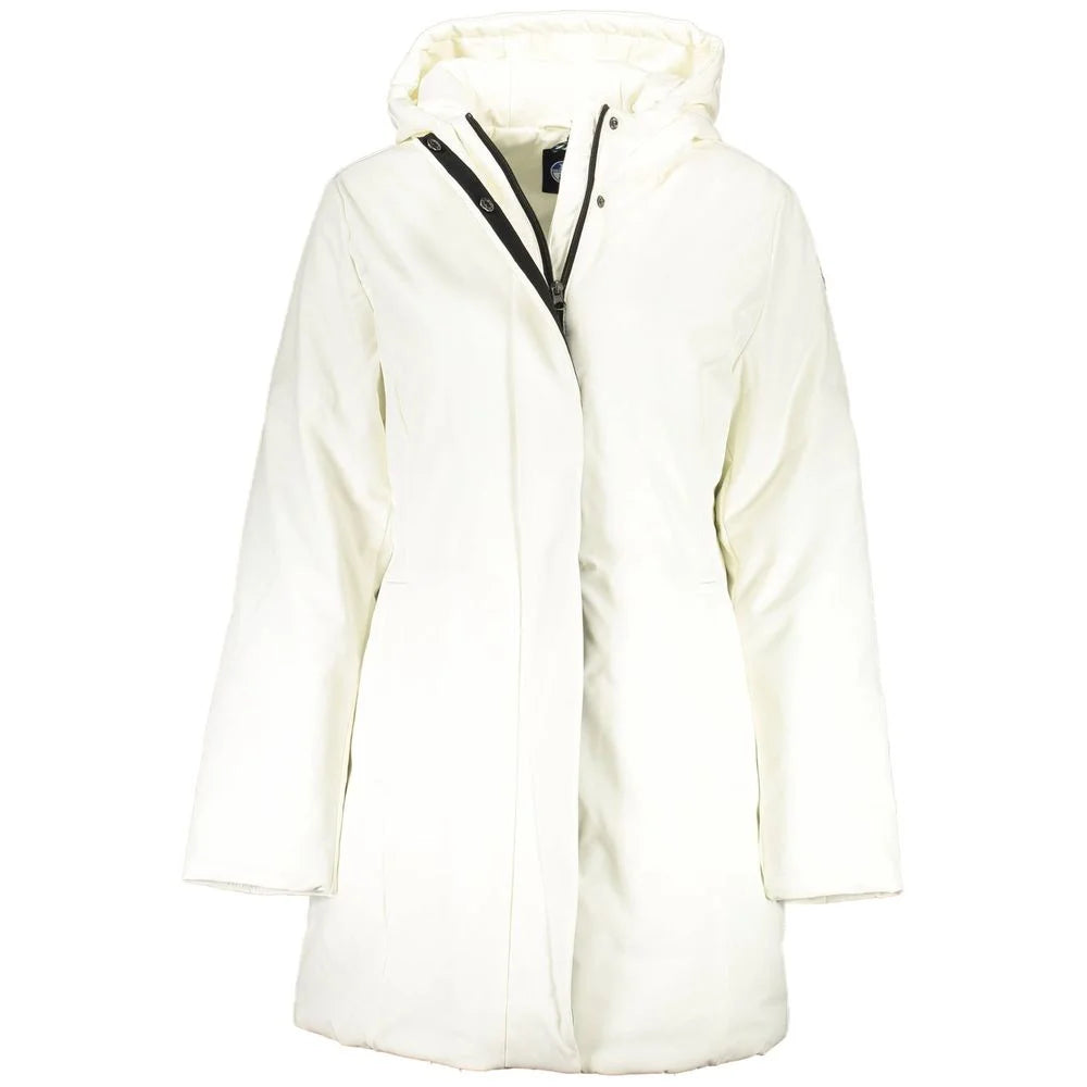 North Sails White Polyester Jackets & Coat - Parkas