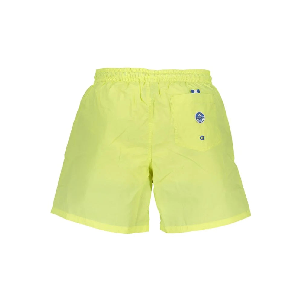 North Sails Yellow Polyester Swimwear - Boardshorts