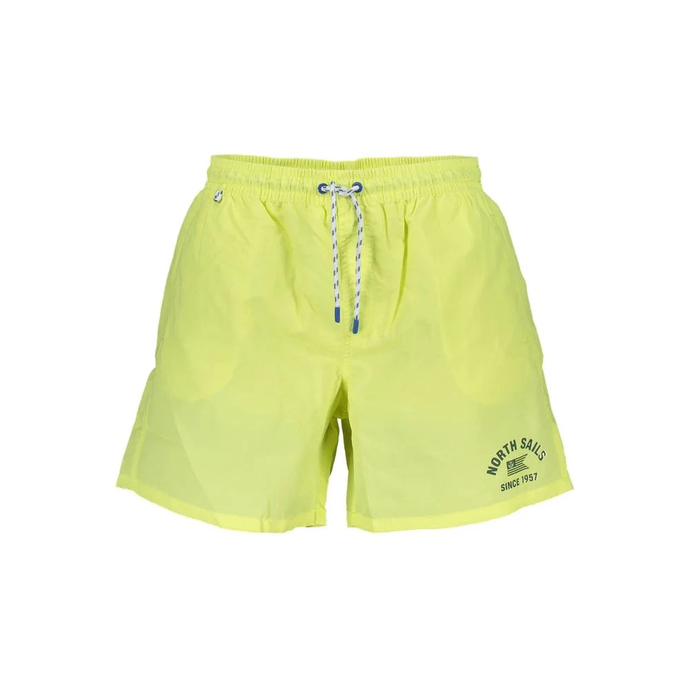 North Sails Yellow Polyester Swimwear - Boardshorts