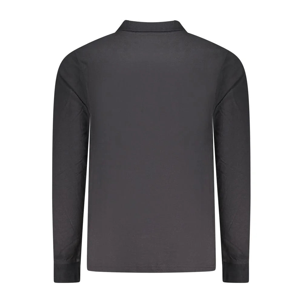 Norway 1963 Black Cotton Men Polo Shirt