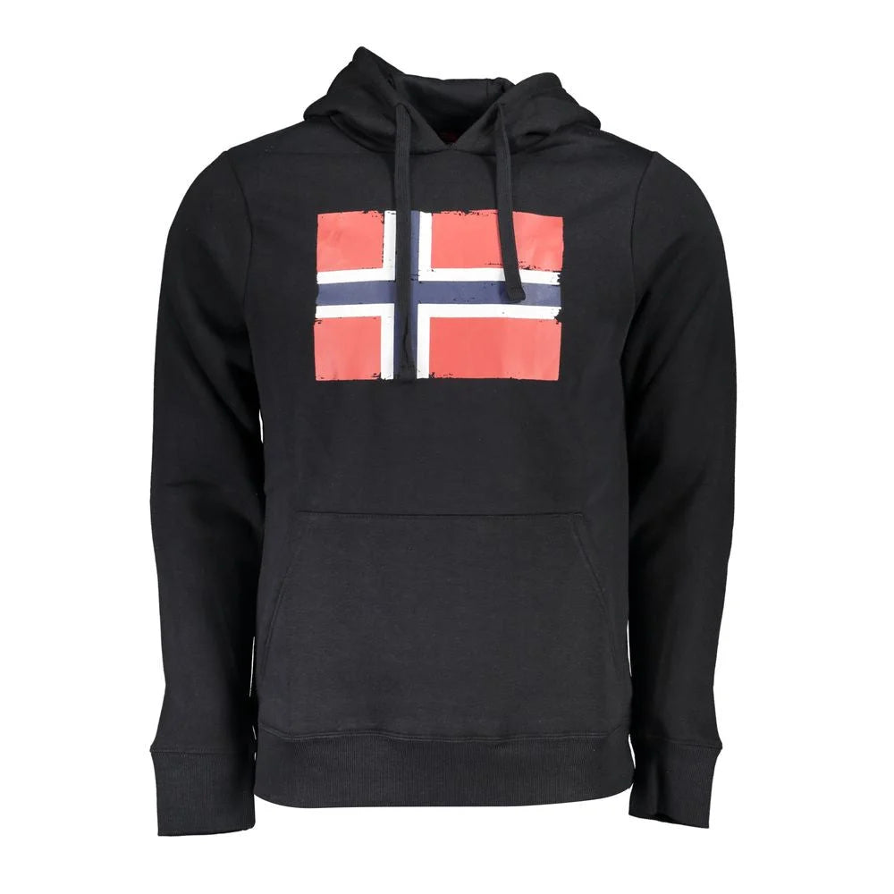 Norway 1963 Black Cotton Men Sweater - XXL - Hoodies