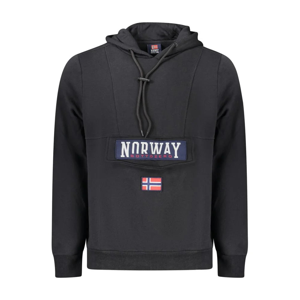 Norway 1963 Black Cotton Sweatshirt - Hoodies