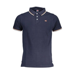 Norway 1963 Blue Cotton Men Polo Shirt - Polos