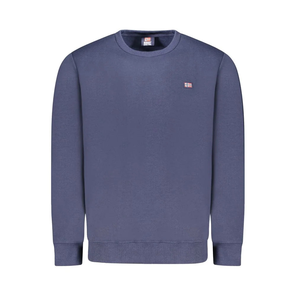 Norway 1963 Blue Cotton Men Sweater - L - Sweatshirts