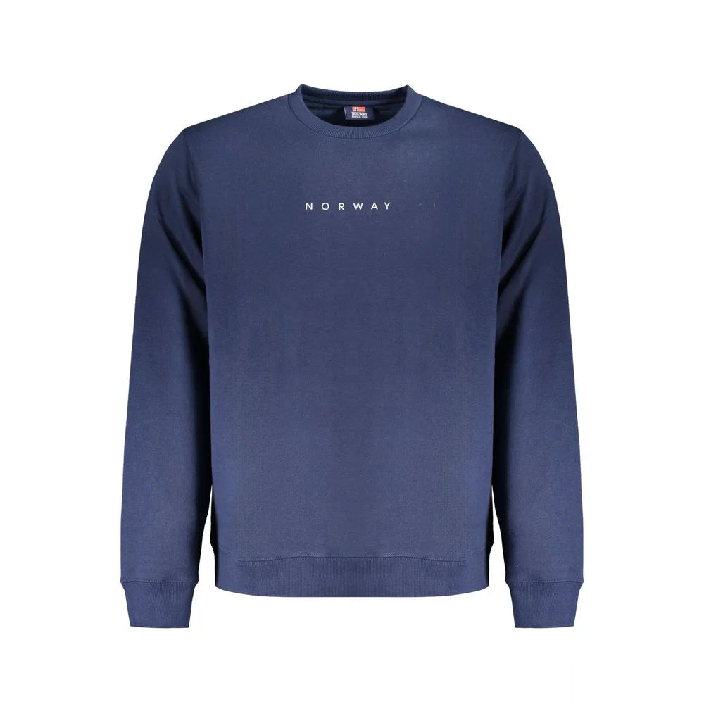 Norway 1963 Blue Cotton Men Sweater - XXL