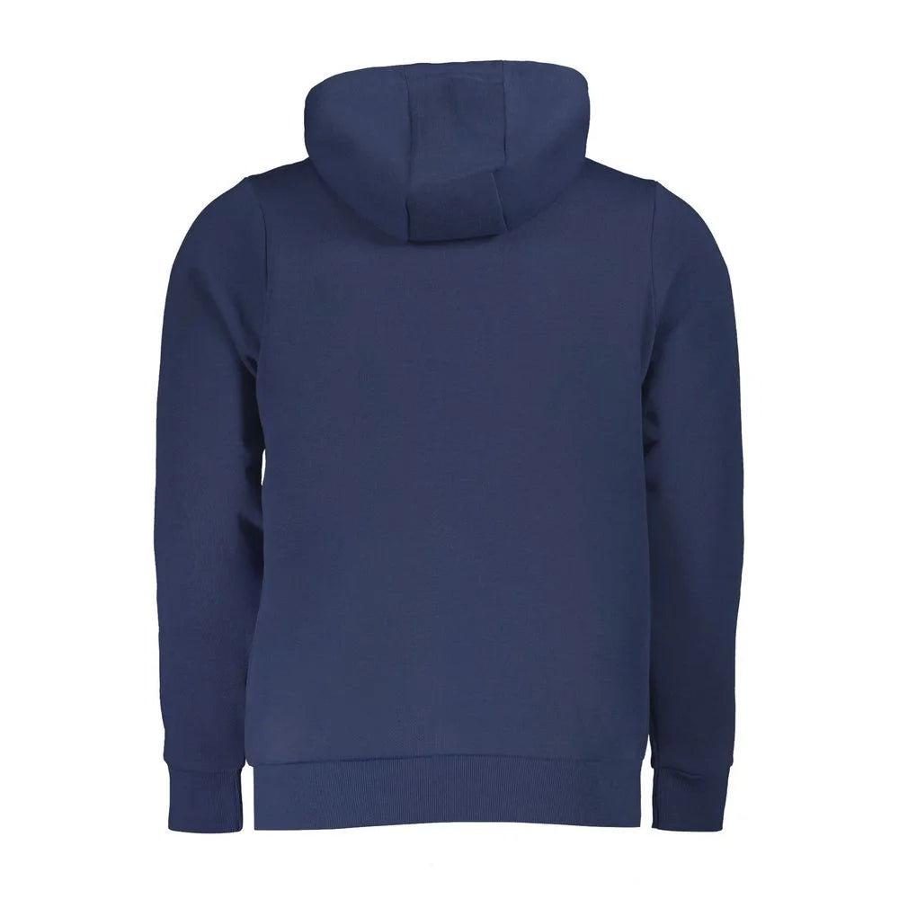 Norway 1963 Blue Cotton Men’s Hooded Sweater - Hoodies