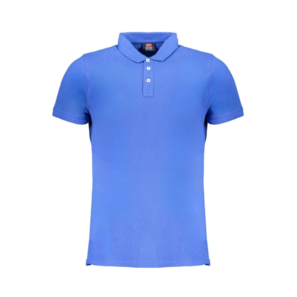 Norway 1963 Blue Cotton Polo Shirt - L