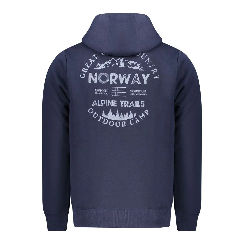 Norway 1963 Blue Cotton Sweatshirt - Sweatshirts