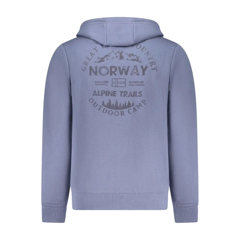 Norway 1963 Blue Cotton Sweatshirt - Sweatshirts