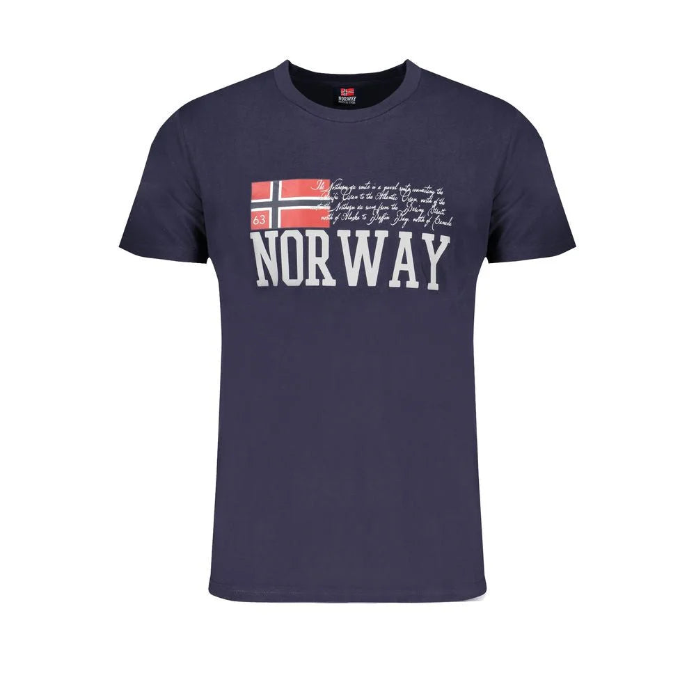 Norway 1963 Blue Cotton T-Shirt - T-Shirts