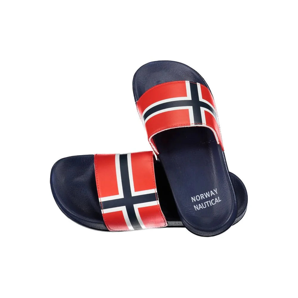 Norway 1963 Blue Plastic Men Sandal - Sandals