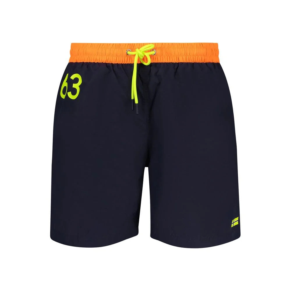 Norway 1963 Blue Polyamide Swimwear - Swim Boxers