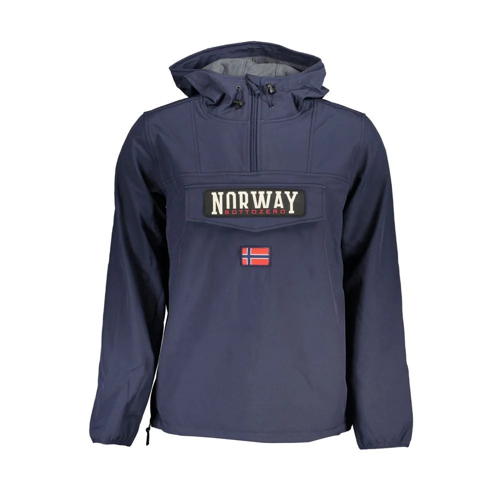 Norway 1963 Blue Polyester Men Jacket - Windbreakers
