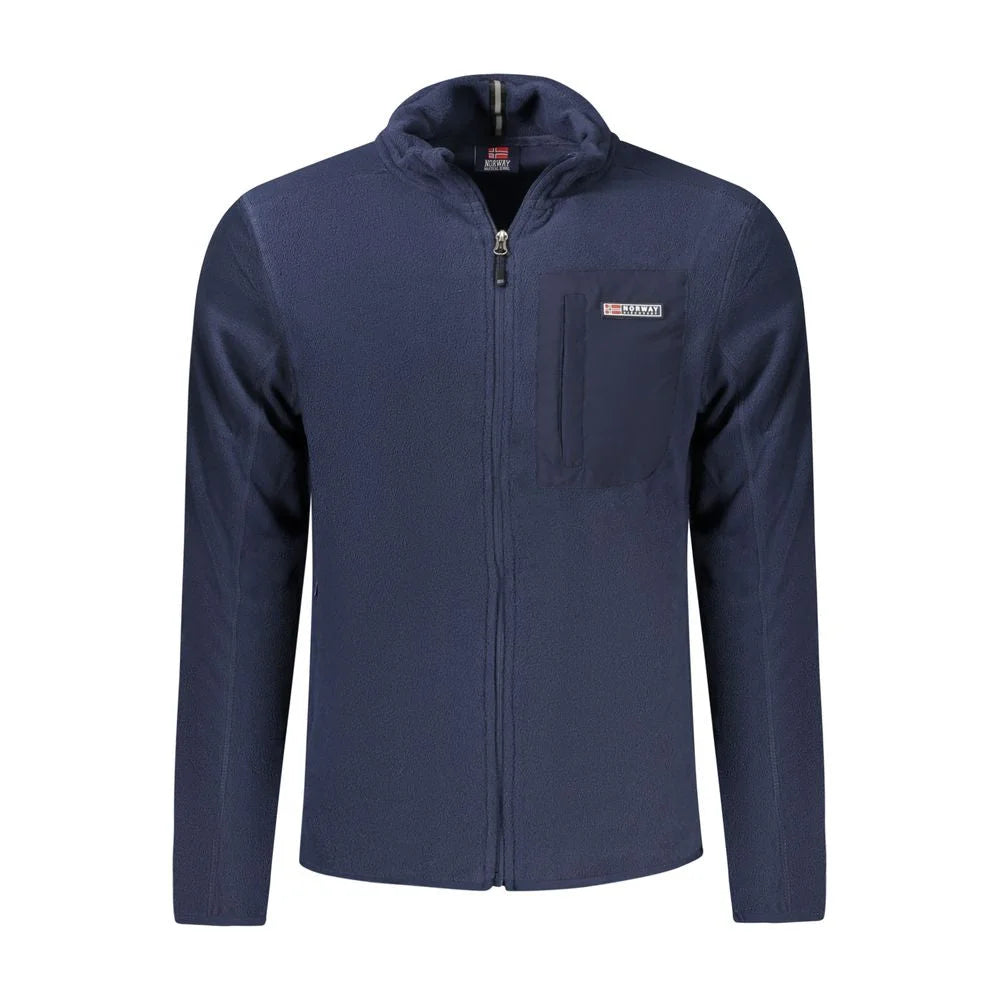 Norway 1963 Blue Polyester Men Sweater - L