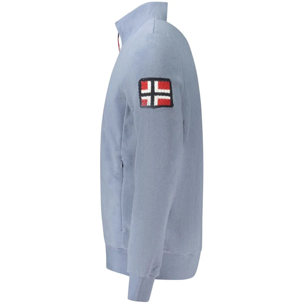 Norway 1963 Blue Polyester Men Sweater - Sweaters