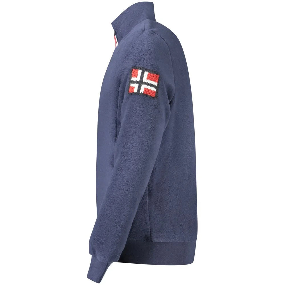 Norway 1963 Blue Polyester Men Sweater - Sweatshirts