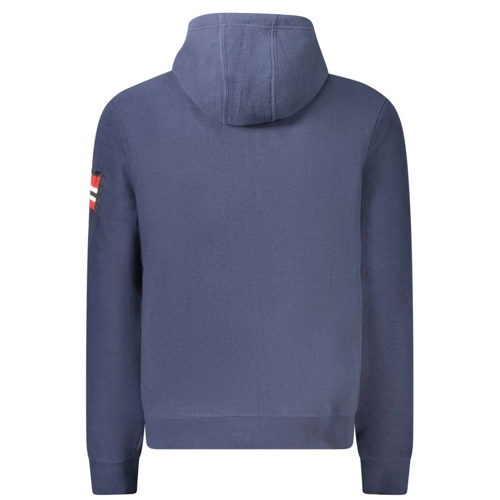 Norway 1963 Blue Polyester Men’s Hooded Sweater - Hoodies