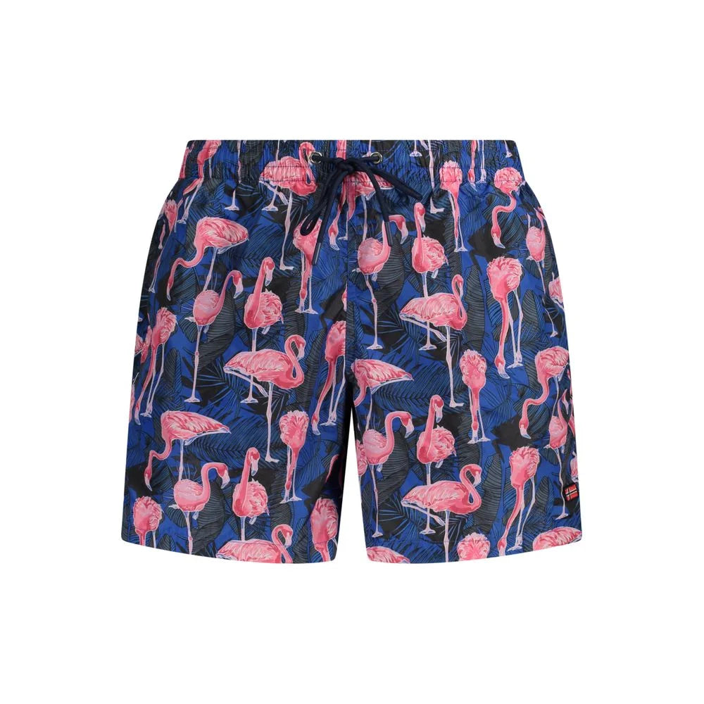 Norway 1963 Blue Polyester Swimwear - S - Swim Boxers