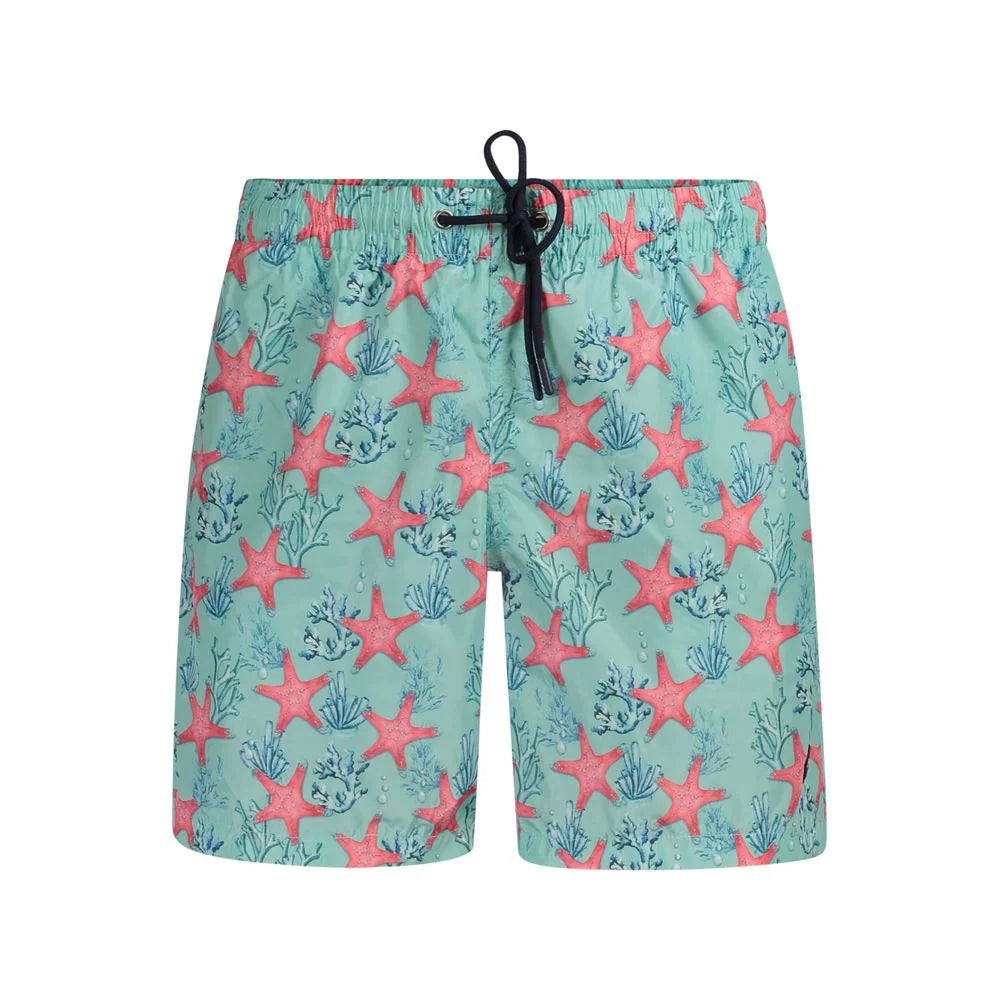 Norway 1963 Blue Polyester Swimwear - S - Swim Boxers