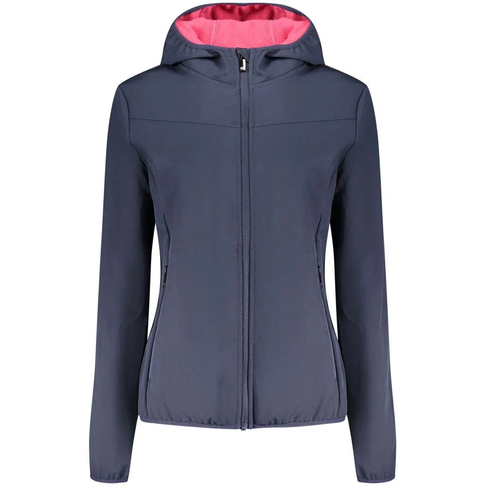 Norway 1963 Blue Polyester Women Jacket - Windbreakers