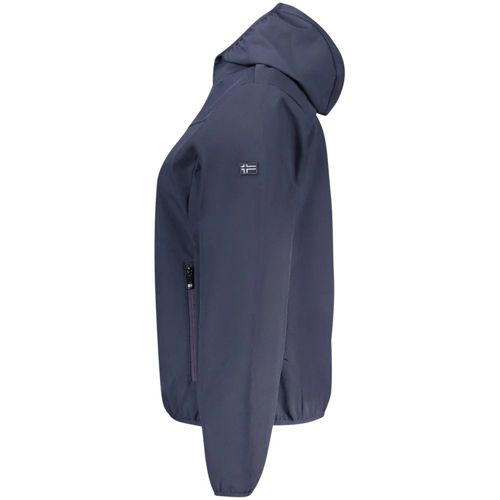 Norway 1963 Blue Polyester Women Jacket - Windbreakers