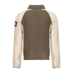Norway 1963 Brown Polyester Men Sweater - Sweatshirts