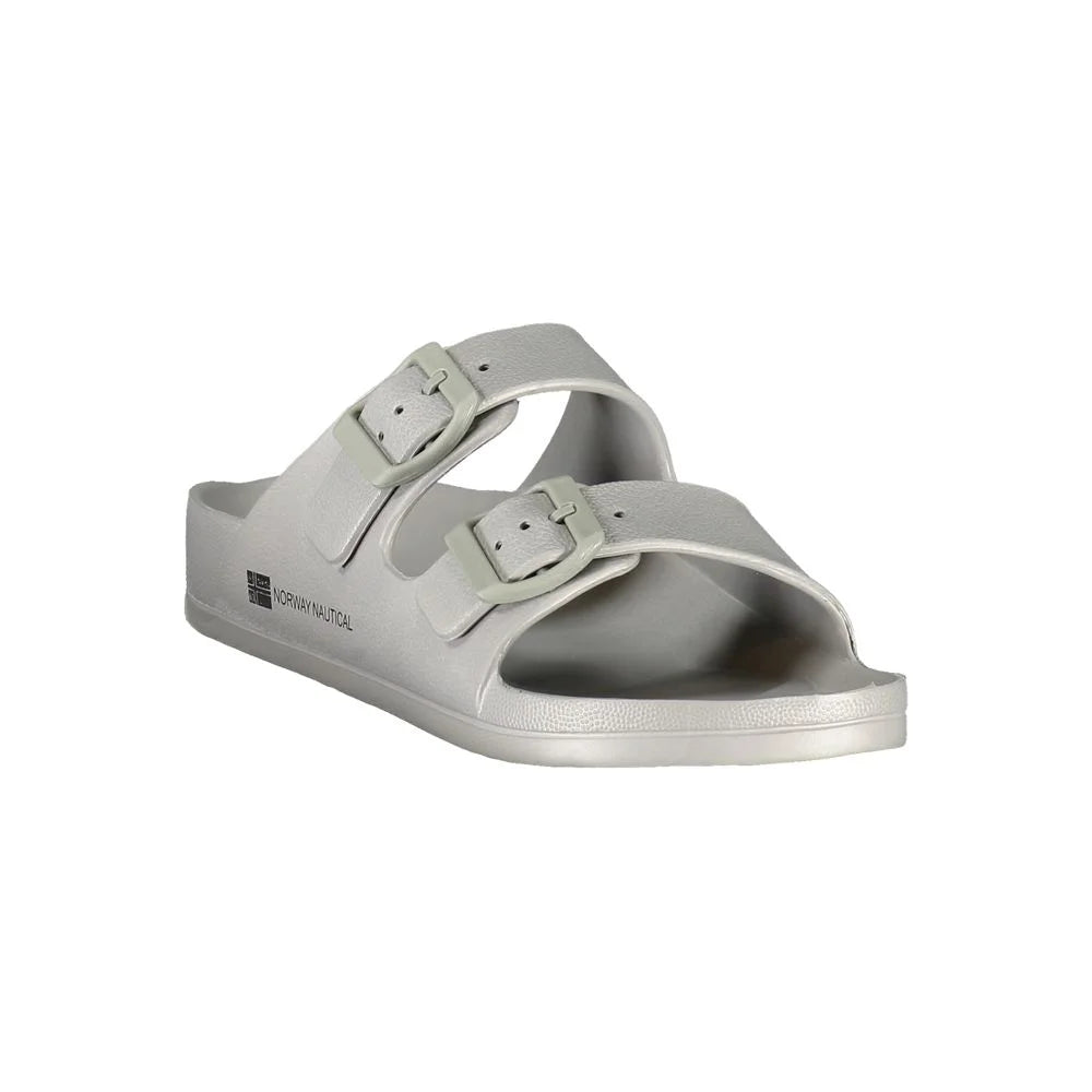 Norway 1963 Gray Plastic Women Sandal - Sandals