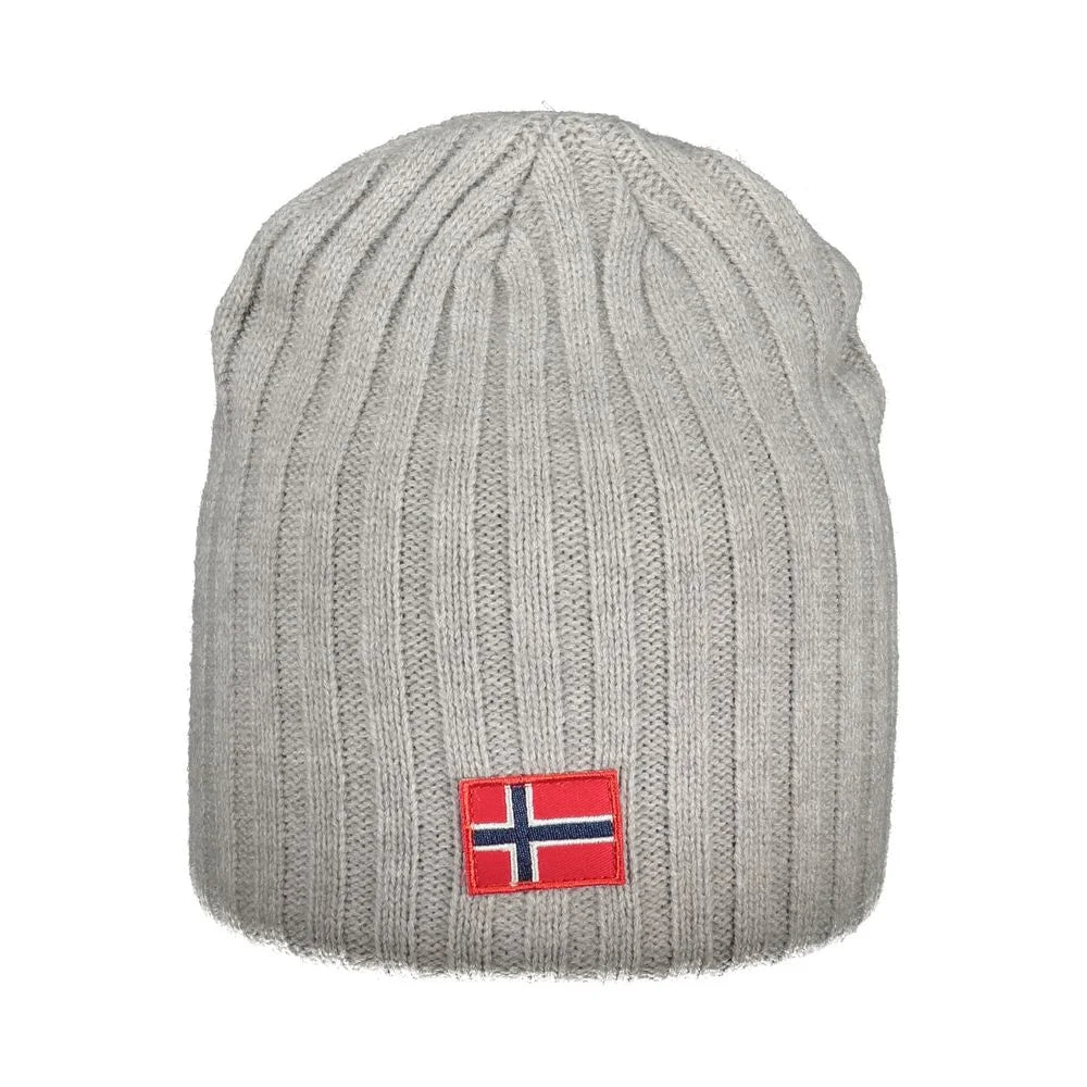 Norway 1963 Gray Polyester Men Cap - UNI - Beanies