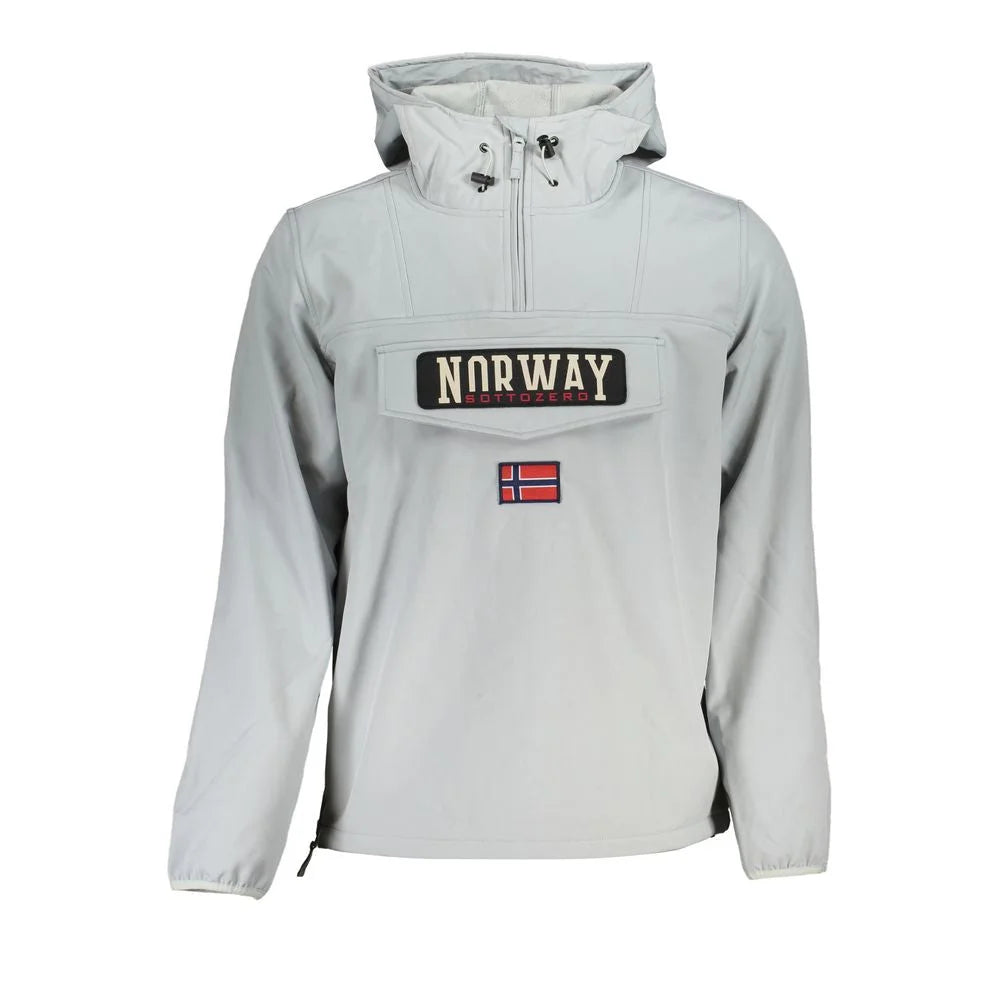 Norway 1963 Gray Polyester Men Jacket - XL - Windbreakers