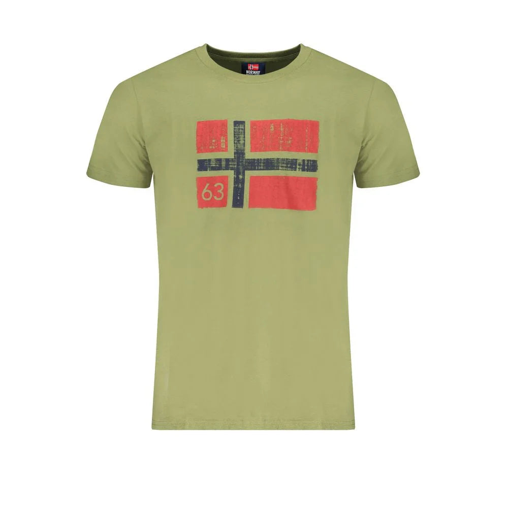 Norway 1963 Green Cotton T-Shirt - T-Shirts