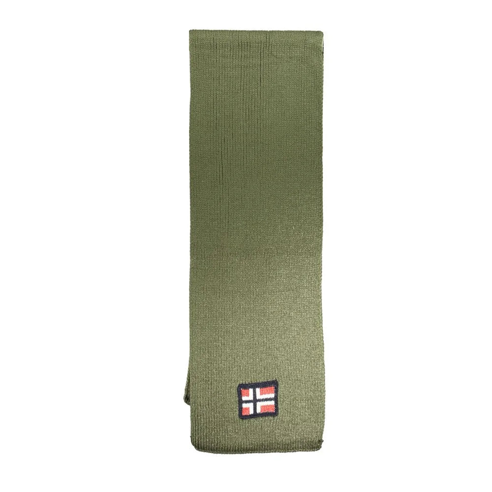 Norway 1963 Green Marabou Men Scarf - Scarves & Shawls