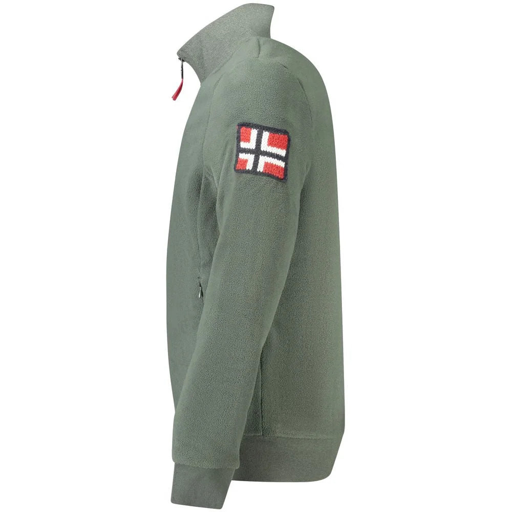 Norway 1963 Green Polyester Men Sweater - Sweatshirts