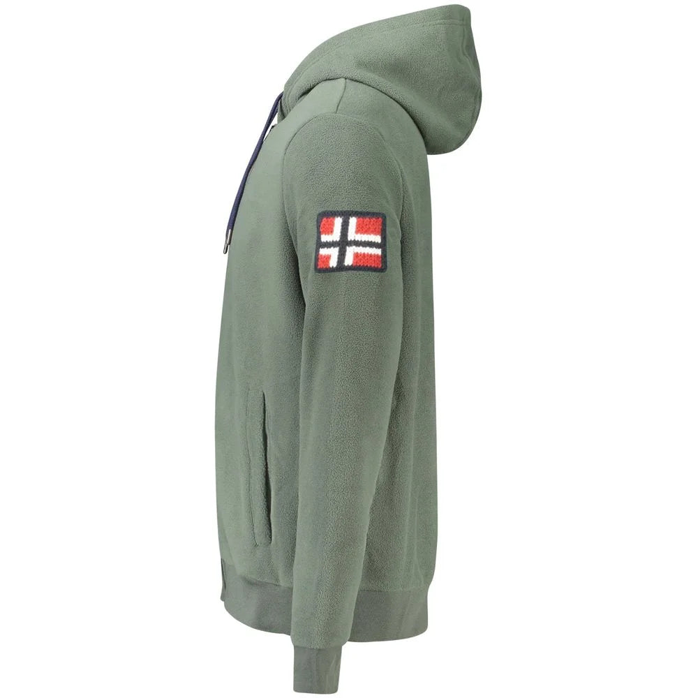 Norway 1963 Green Polyester Men’s Sweatshirt with Hood - Hoodies