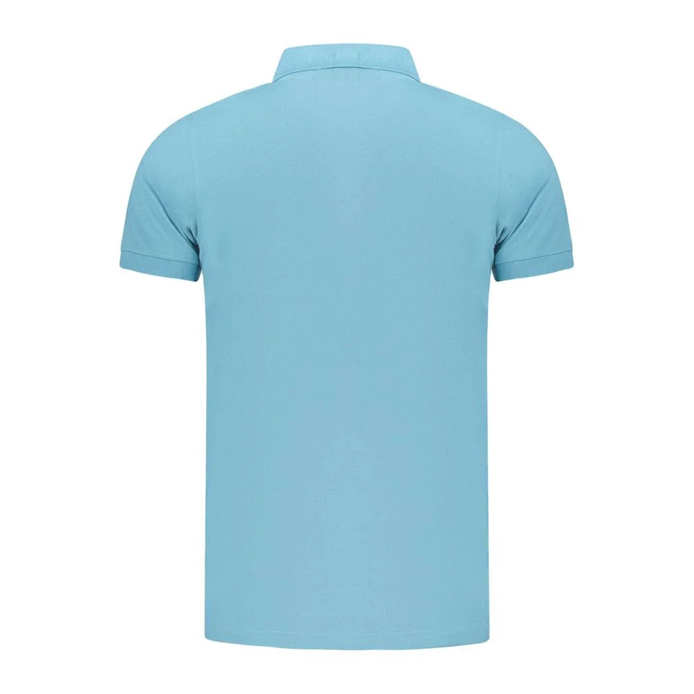 Norway 1963 Light Blue Cotton Men Polo Shirt - Polos