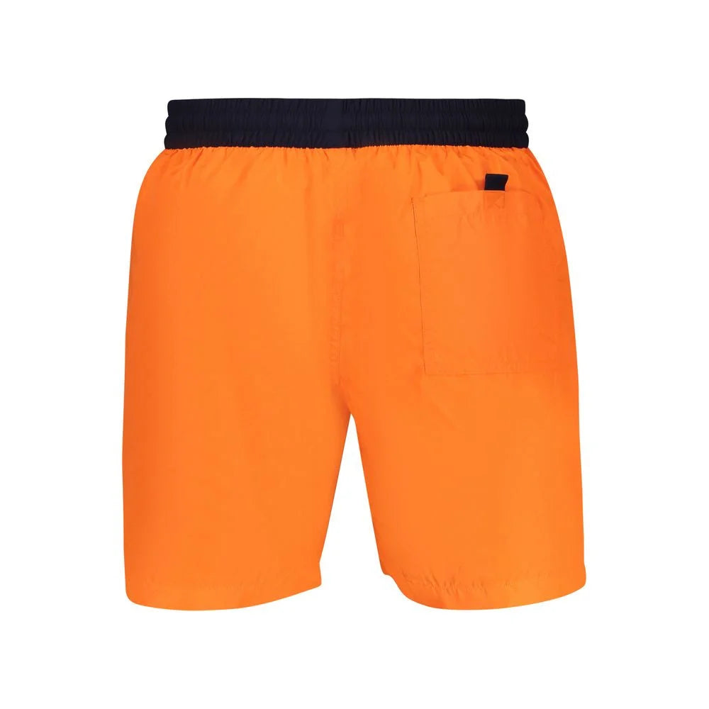 Norway 1963 Orange Polyamide Swimwear - Swim Boxers