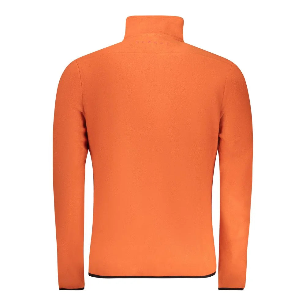 Norway 1963 Orange Polyester Men Sweater