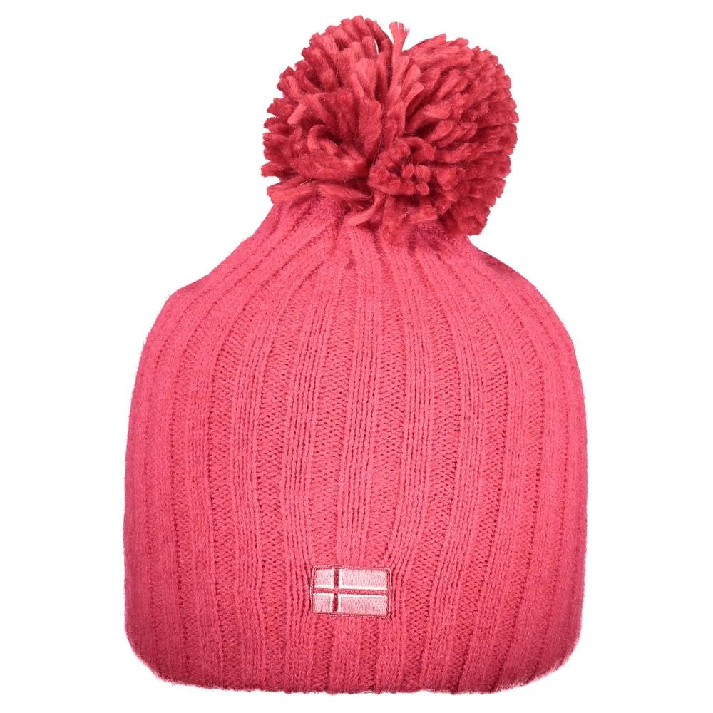 Norway 1963 Pink Polyester Women Hat - UNI - Beanies