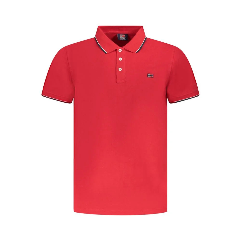 Norway 1963 Red Cotton Polo Shirt - Polos