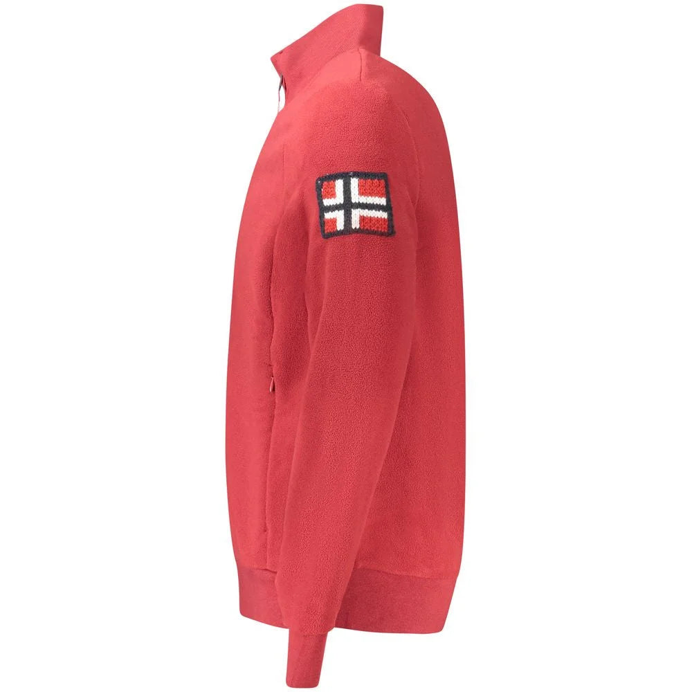 Norway 1963 Red Polyester Men Sweater - Sweatshirts