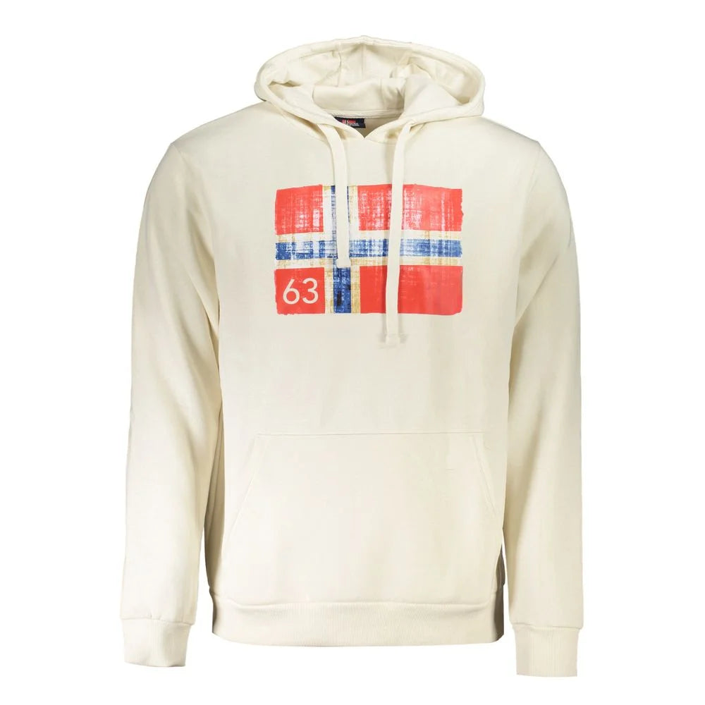 Norway 1963 White Cotton Men Sweater - Hoodies