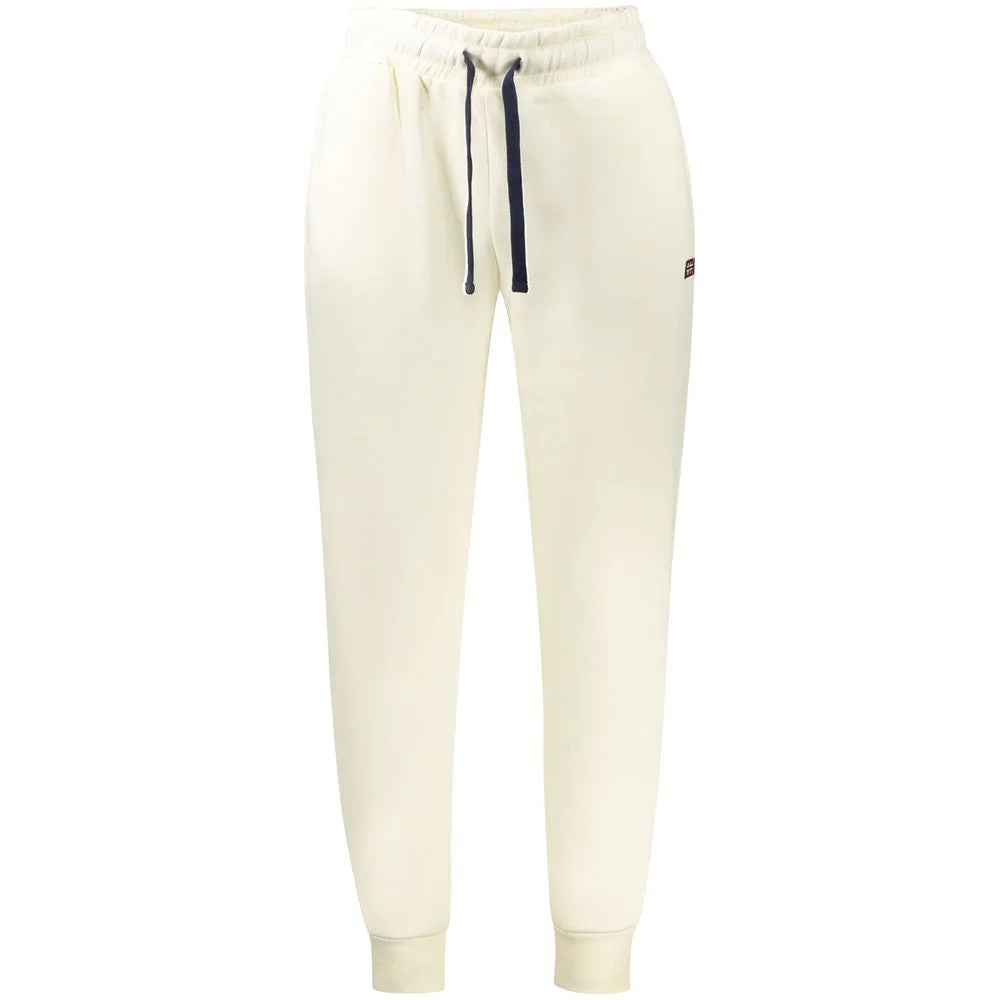 Norway 1963 White Cotton Pant - Joggers