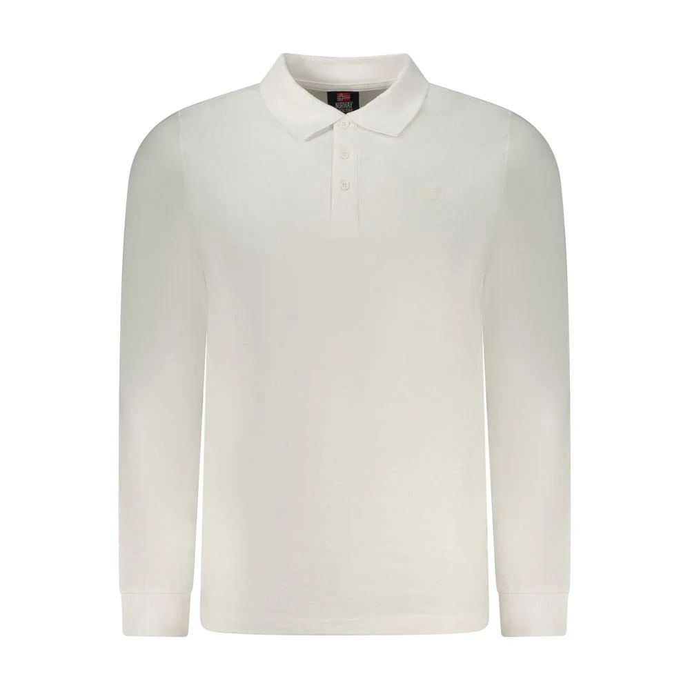 Norway 1963 White Cotton Polo Shirt