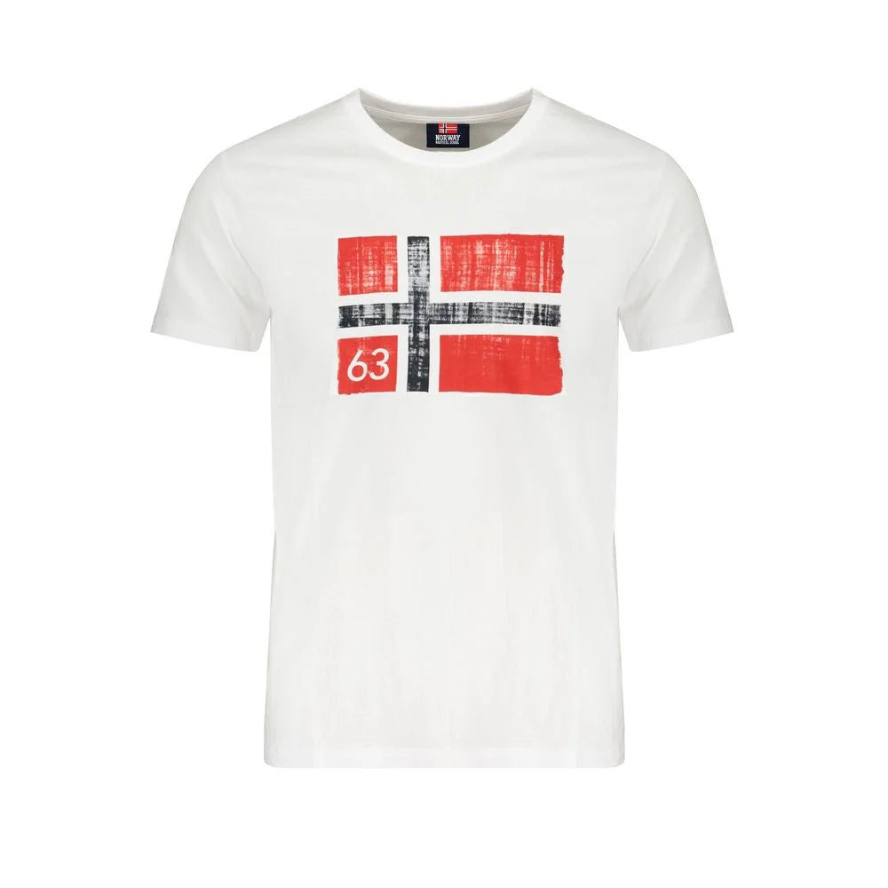 Norway 1963 White Cotton T-Shirt - T-Shirts