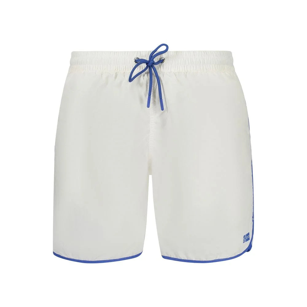 Norway 1963 White Polyamide Swimwear - Boardshorts