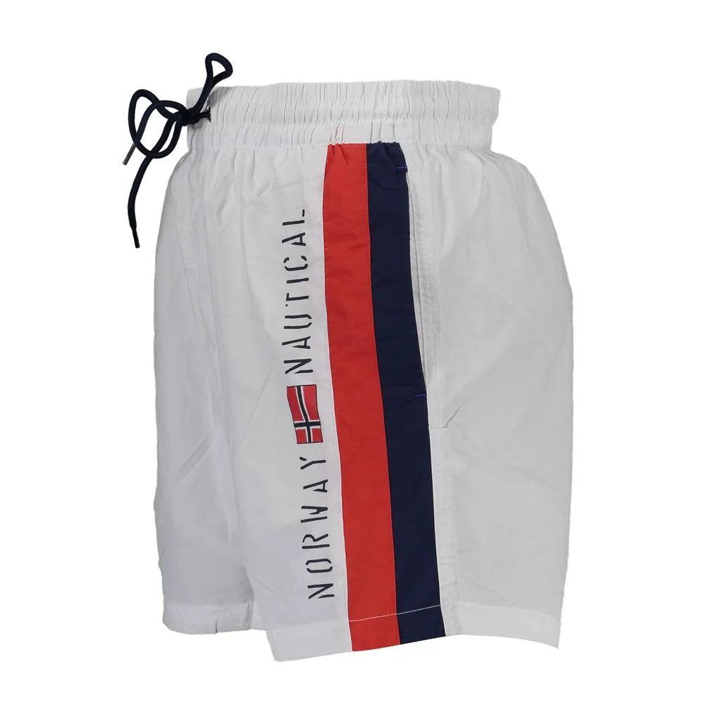Norway 1963 White Polyamide Swimwear - Swim Boxers