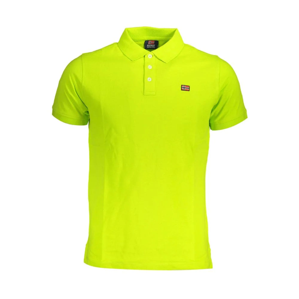 Norway 1963 Yellow Cotton Men Polo Shirt - Polos