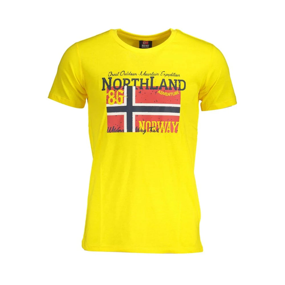 Norway 1963 Yellow Cotton Men T-Shirt - T-Shirts