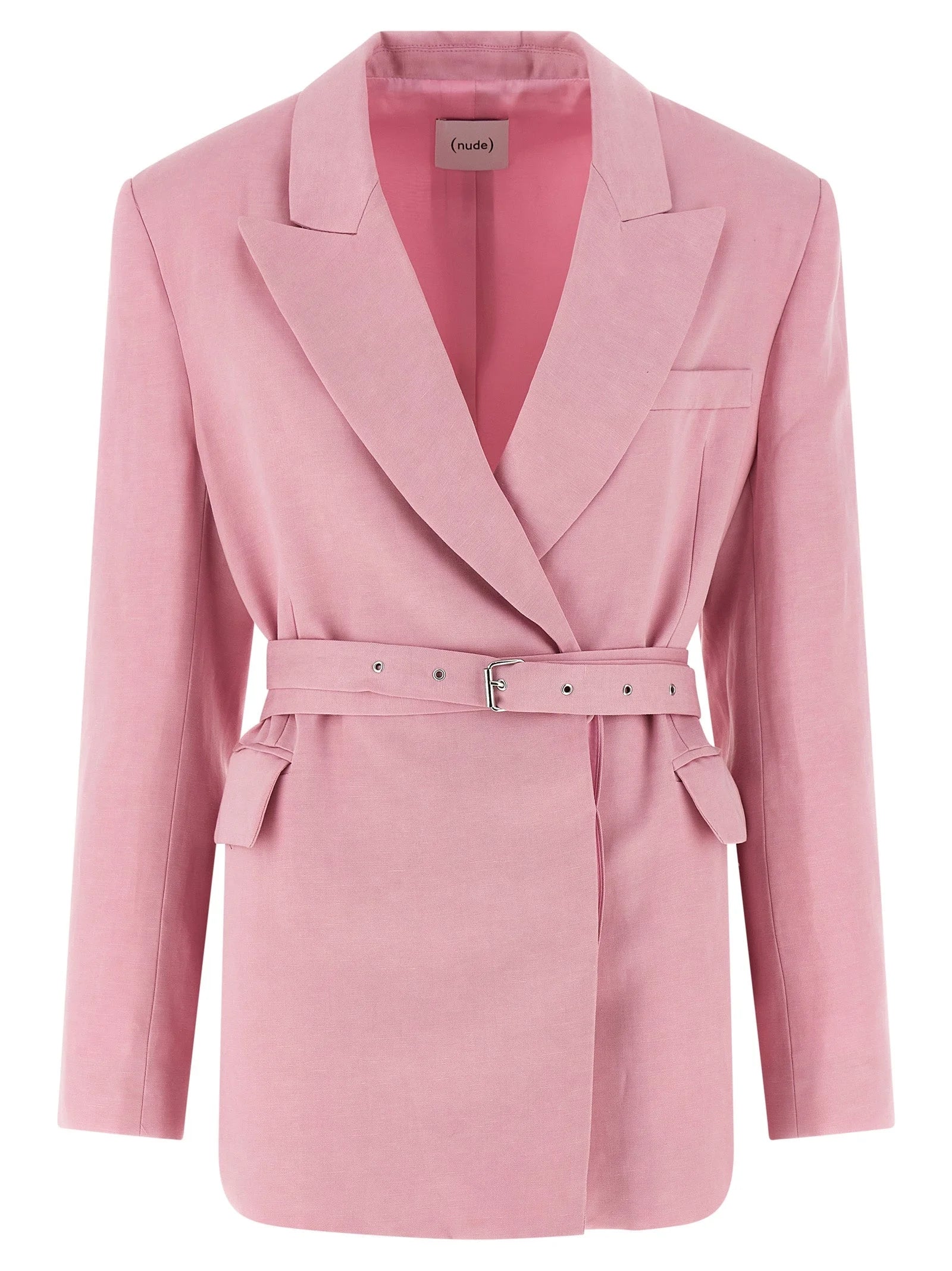 NUDE Multicolor Linen Blazer - IT42