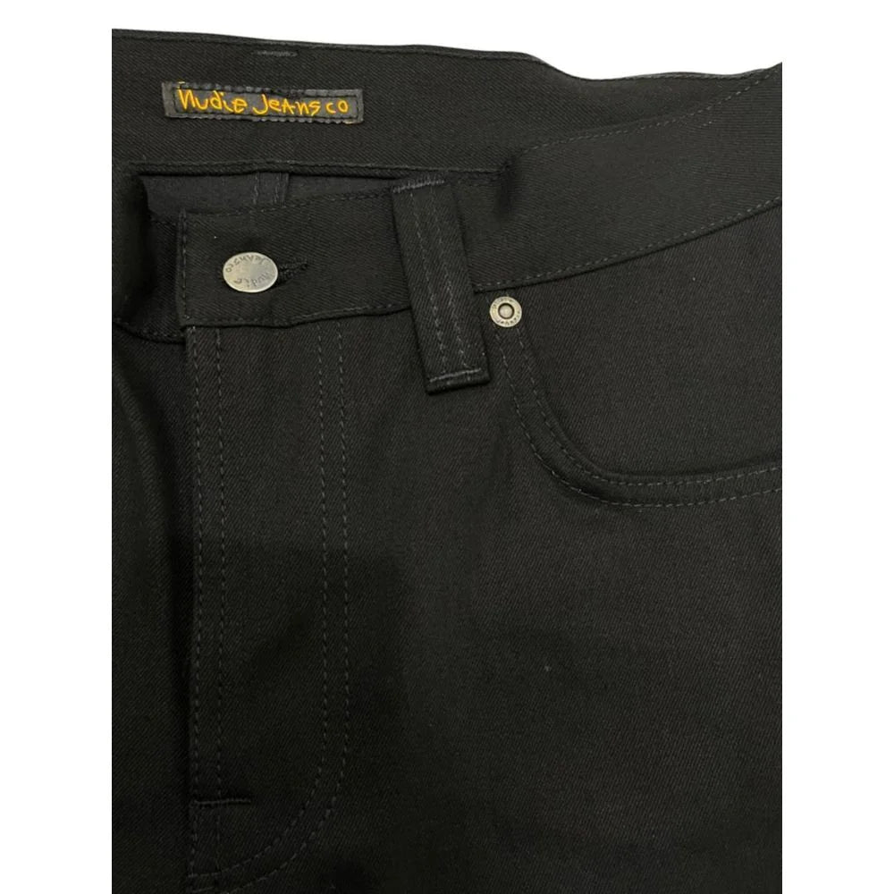 Nudie Jeans Black Cotton Men Jeans - Jeans