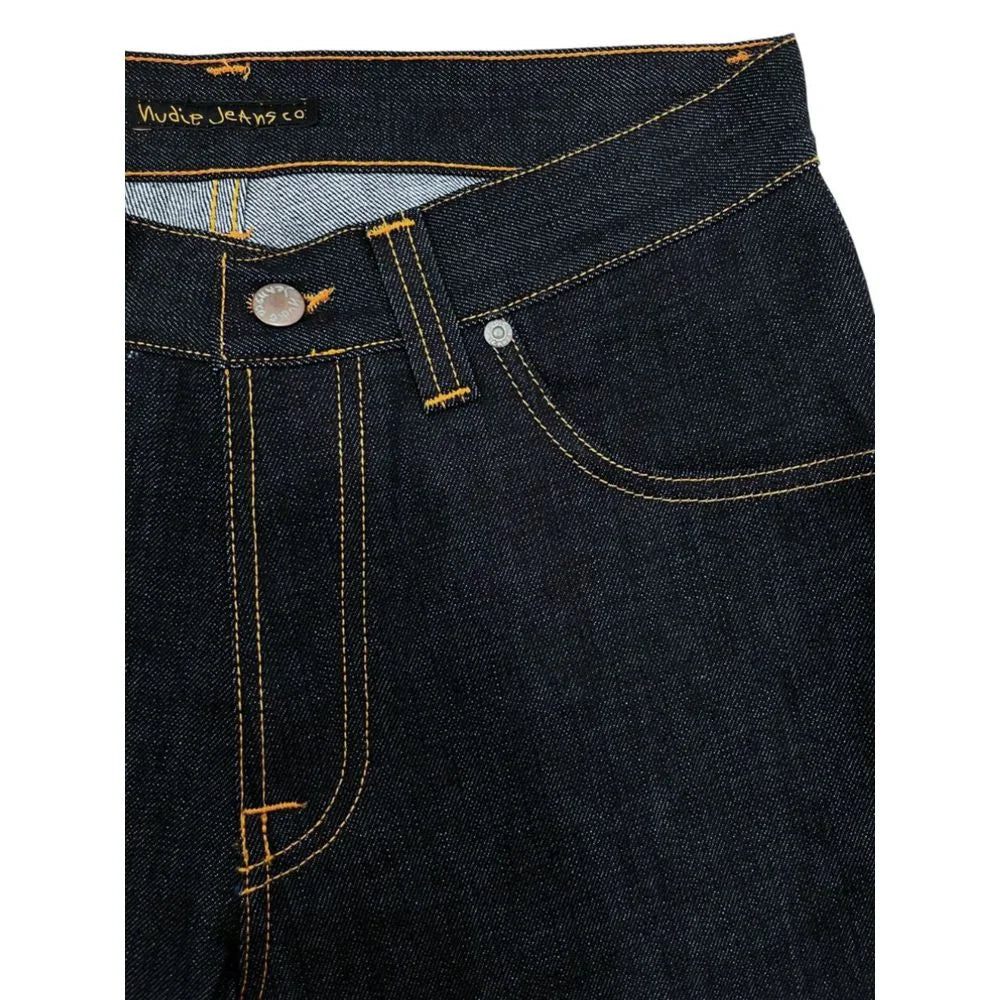 Nudie Jeans Blue Cotton Men Jeans - Jeans